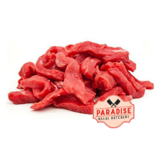 Halal BEEF stir-fry freshly cut in Auckland